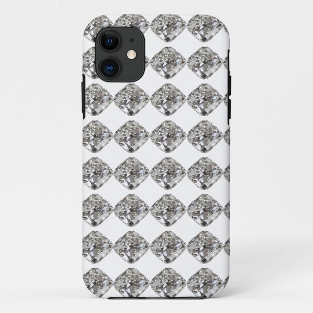 Funda De Case-Mate Para iPhone Patrón de diamantes (Reverso)