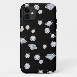 Funda Para iPhone 11 Patrón de diamantes modernos