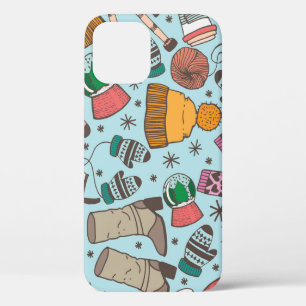 Funda Para iPhone 12 Patrón de dibujo de dibujos de dibujos de dibujos