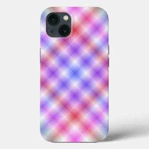Funda Para iPhone 13 patrón de diseño de textura de cuadros escoceses