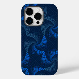 Funda Para iPhone 14 Pro De Case-Mate Patrón de distorsión de torsión DBlue BG