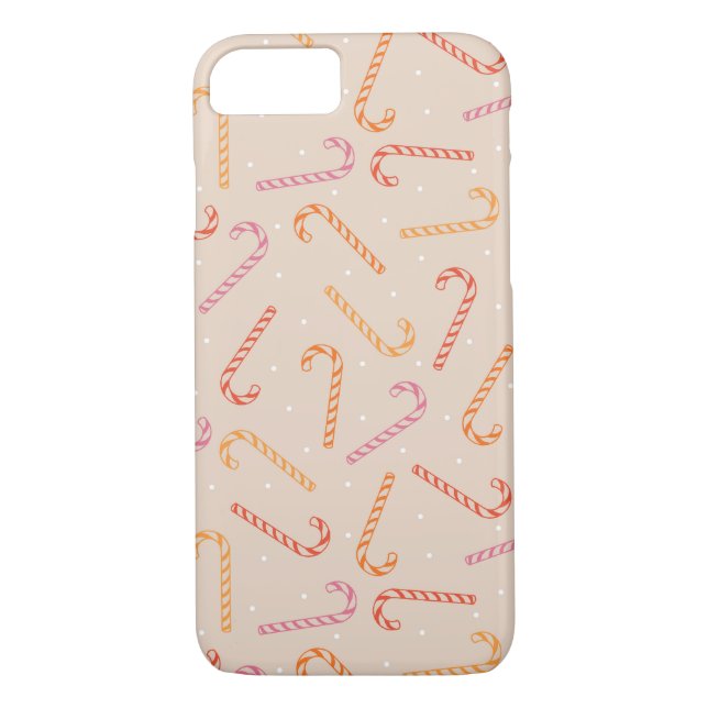 Funda De Case-Mate Para iPhone Patrón de dulces caramelos (Reverso)