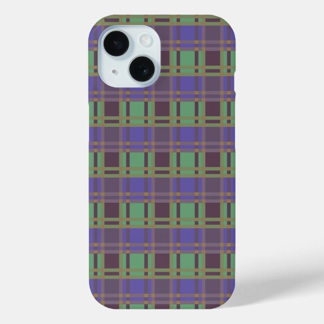 Funda De Case-Mate Para iPhone Patrón de "elegancia de trenzas rusticas" (Reverso )