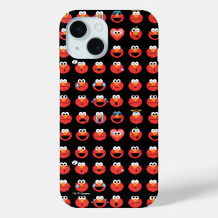Funda Para iPhone 15 Patrón de Emoji Elmo