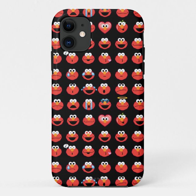 Funda De Case-Mate Para iPhone Patrón de Emoji Elmo (Reverso)