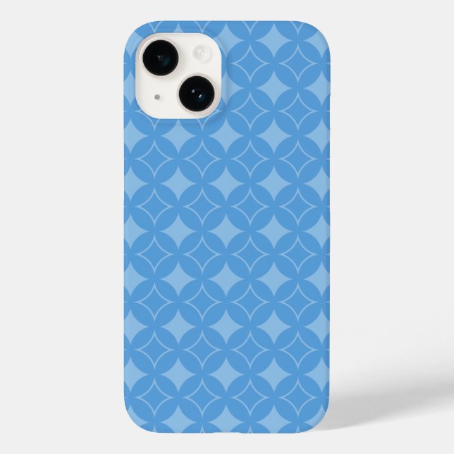 Funda De Case-Mate Para iPhone patrón de envío azul cielo (Reverso )