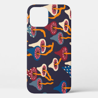 Funda Para iPhone 12 Patrón de envolvimiento de tela de Ilustracion par