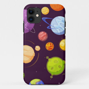 Funda Para iPhone 11 Patrón de espacio