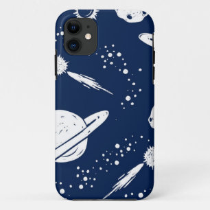 Funda Para iPhone 11 Patrón de espacio
