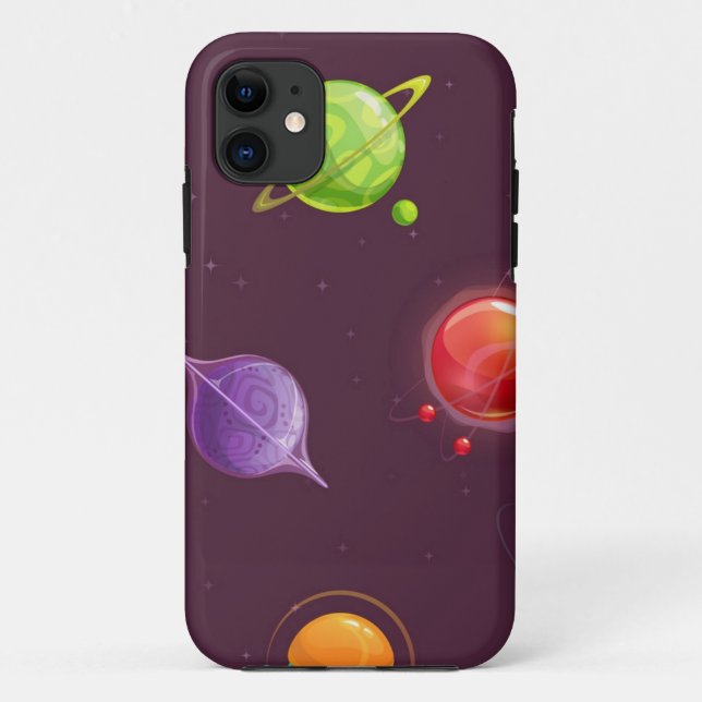 Funda De Case-Mate Para iPhone Patrón de espacio (Reverso)