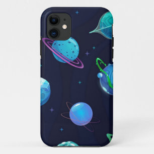 Funda Para iPhone 11 Patrón de espacio