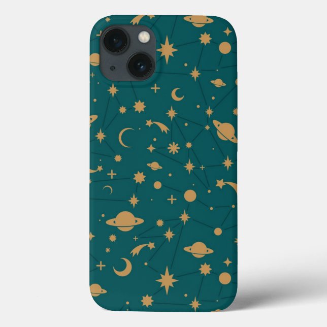 Funda De Case-Mate Para iPhone Patrón de espacio (Reverso)