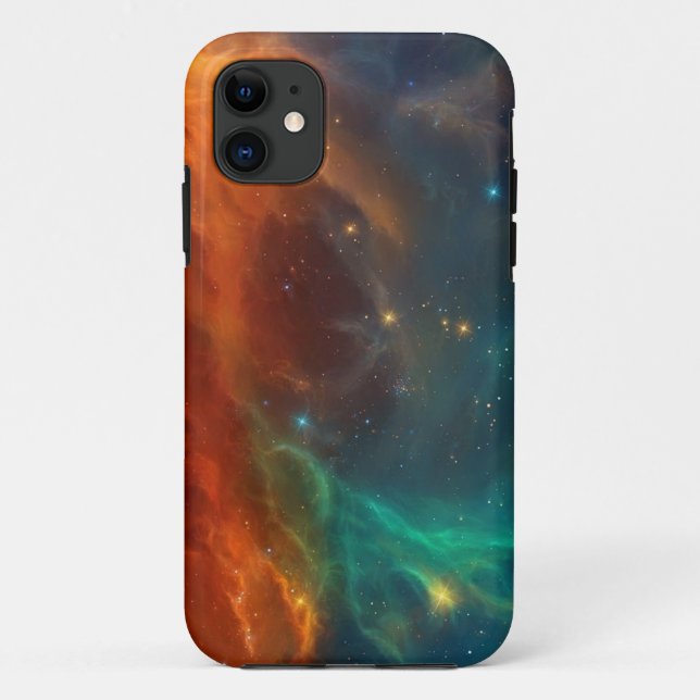 Funda De Case-Mate Para iPhone Patrón de espacio (Reverso)