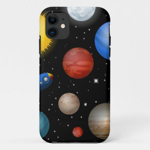 Funda Para iPhone 11 Patrón de espacio