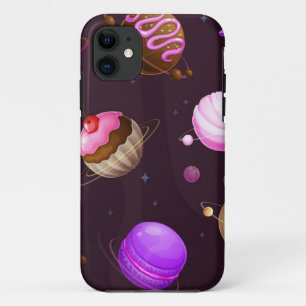Funda Para iPhone 11 Patrón de espacio