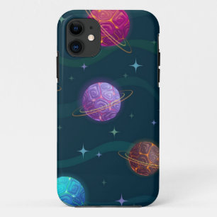 Funda Para iPhone 11 Patrón de espacio