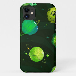 Funda Para iPhone 11 Patrón de espacio