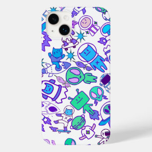 Funda Para iPhone 14 Plus De Case-Mate Patrón de espacio retro