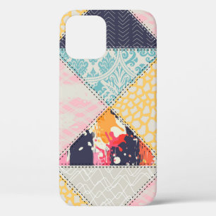 Funda Para iPhone 12 Patrón de estilo de trabajo en mosaico sin inconve