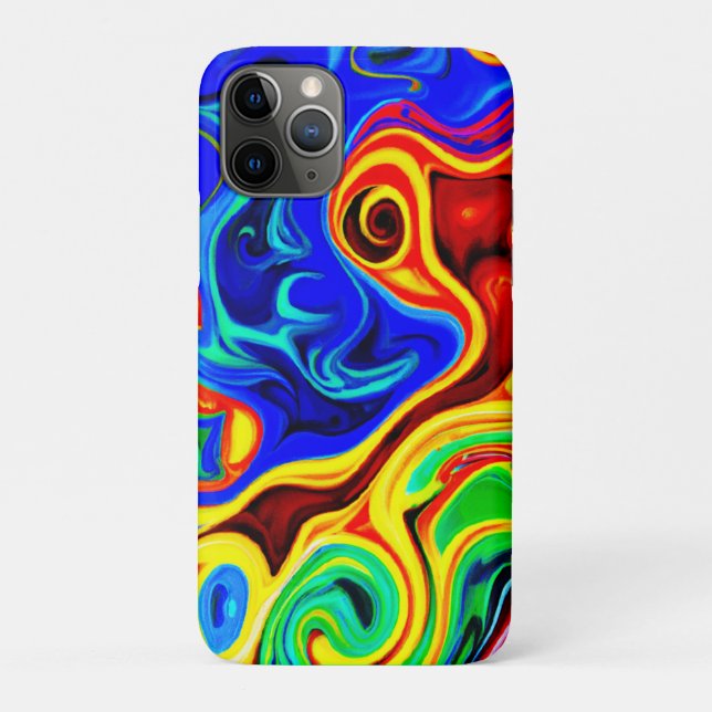 Funda De Case-Mate Para iPhone Patrón de estilo intenso (Reverso)