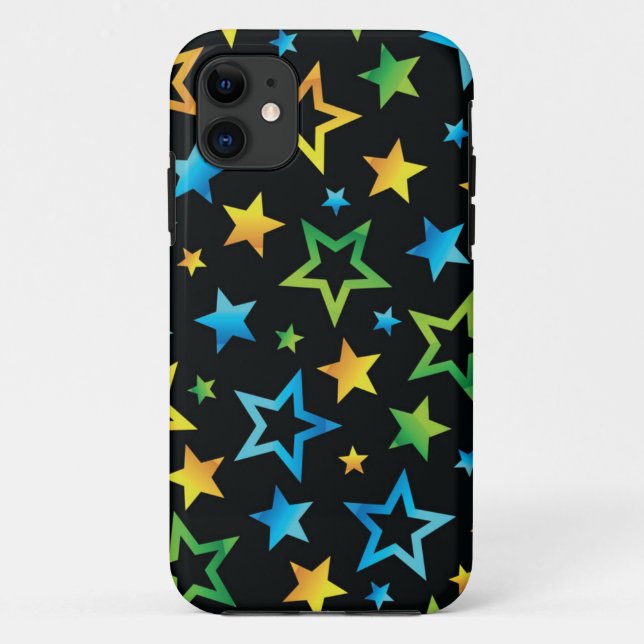 Funda De Case-Mate Para iPhone Patrón de estrellas (Reverso)