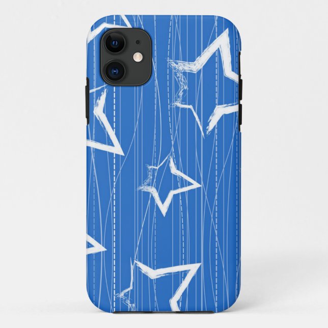 Funda De Case-Mate Para iPhone Patrón de estrellas (Reverso)