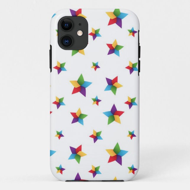 Funda De Case-Mate Para iPhone Patrón de estrellas (Reverso)