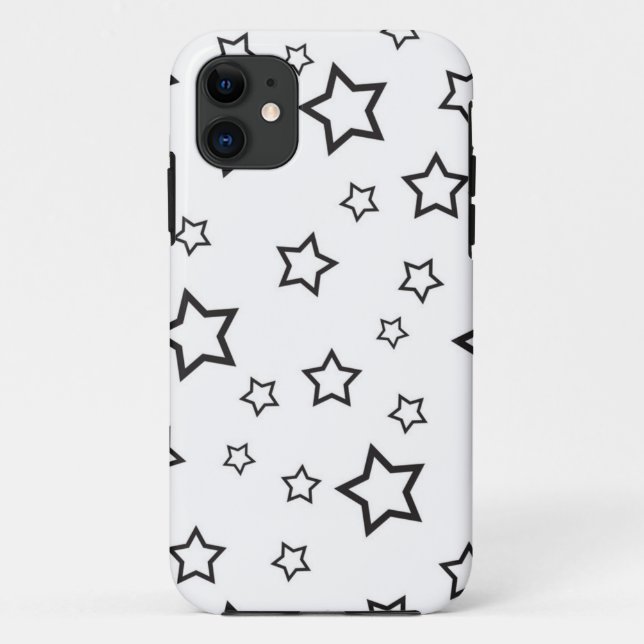 Funda De Case-Mate Para iPhone Patrón de estrellas (Reverso)