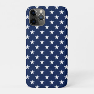 Funda Para iPhone 11 Pro Patrón de estrellas de la bandera azul de la marin