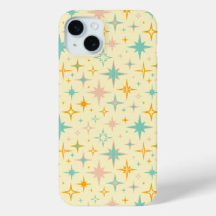 Funda Para iPhone 15 Mini Patrón de estrellas retro coloridas