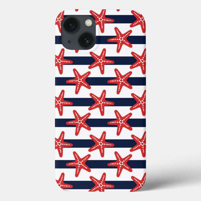 Funda De Case-Mate Para iPhone Patrón De Estrellas Y Rayas (Reverso)