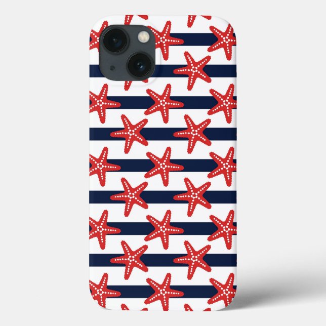 Funda De Case-Mate Para iPhone Patrón De Estrellas Y Rayas (Reverso)