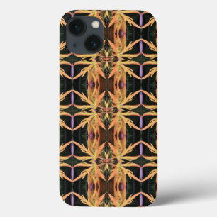 Funda Para iPhone 13 Patrón de estudio de hoja