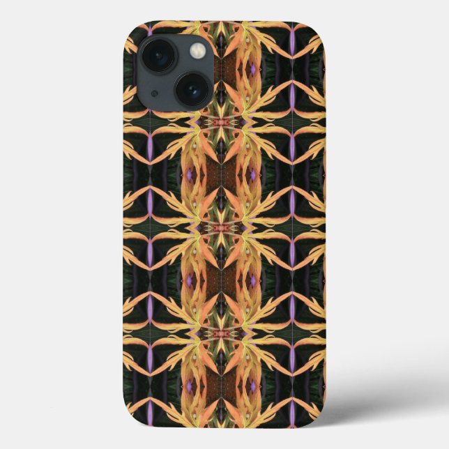 Funda De Case-Mate Para iPhone Patrón de estudio de hoja (Reverso)