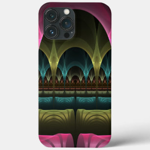 Funda Para iPhone 13 Pro Max Patrón de fantasía especial Resumen Fractal colori