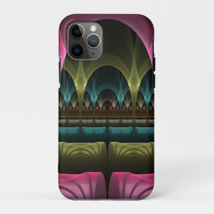 Funda Para iPhone 11 Pro Patrón de fantasía especial Resumen Fractal colori