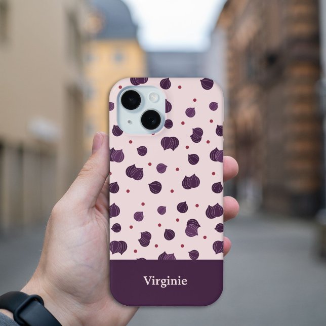 Funda De Case-Mate Para iPhone Patrón de fijación (Fig Pattern Phone Case)