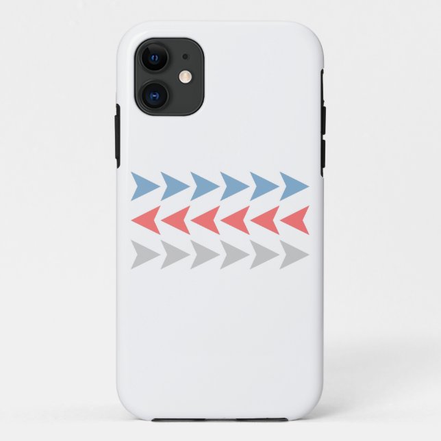 Funda De Case-Mate Para iPhone Patrón de flecha (Reverso)