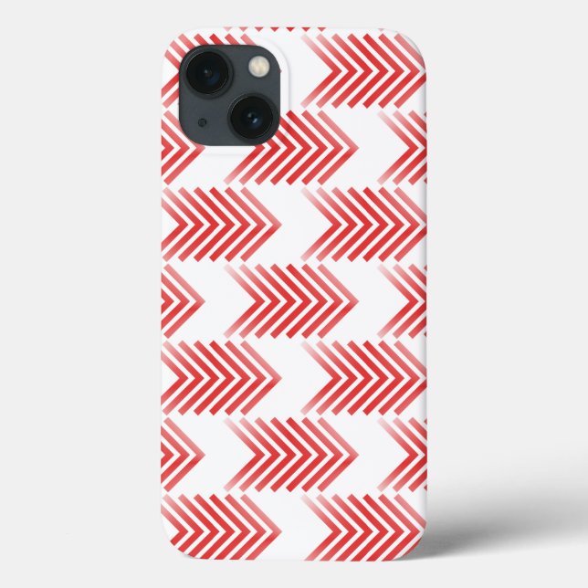 Funda De Case-Mate Para iPhone Patrón de flecha tribal roja (Reverso)