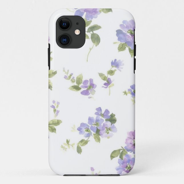 Funda De Case-Mate Para iPhone Patrón de flor (Reverso)