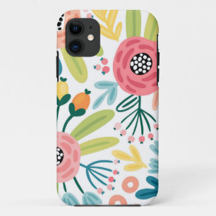 Funda Para iPhone 11 Patrón de flor