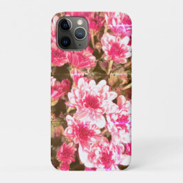 Funda Para iPhone 11 Pro Patrón de Flor de Floración Rosa - Diseño Botánico