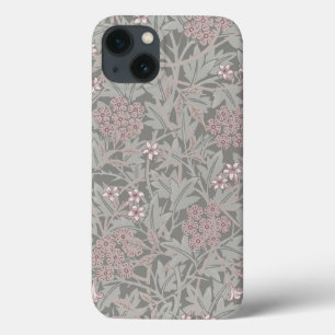 Funda Para iPhone 13 Patrón de Flor de Jazmín de William Morris