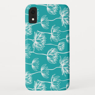 Funda Para iPhone XR patrón de flor de loto