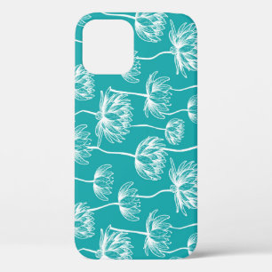 Funda Para iPhone 12 patrón de flor de loto