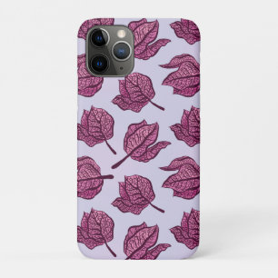 Funda Para iPhone 11 Pro Patrón de flor rosa Flor Pastel Floral Physalis Bl