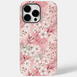 Funda Para iPhone 14 Pro Max De Case-Mate Patrón de flor sakura rosado