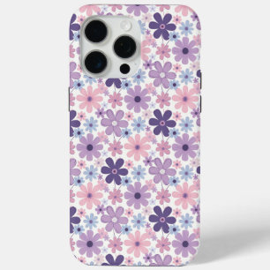 Funda Para iPhone 15 Pro Max Patrón de Flor Y2K