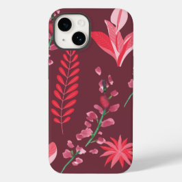 Funda Para iPhone 14 De Case-Mate Patrón de flores.