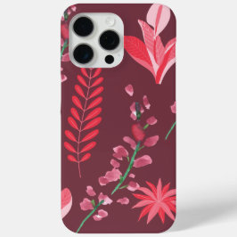 Funda Para iPhone 15 Pro Max Patrón de flores.